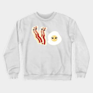 Kawaii bacon and eggs Crewneck Sweatshirt